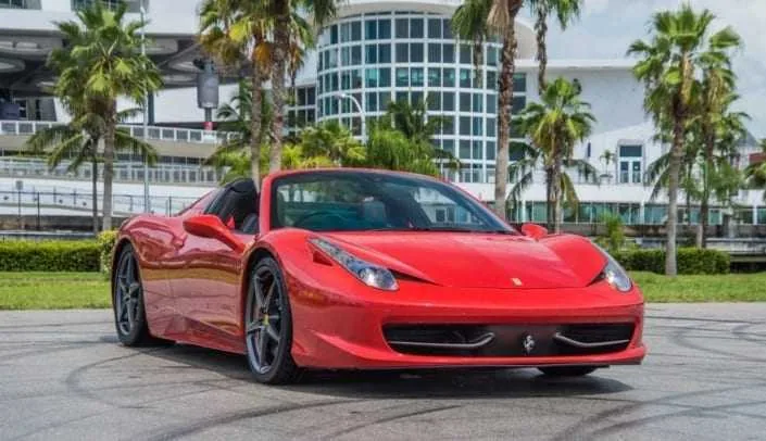 Ferrari 458 Spider — Miami car rental