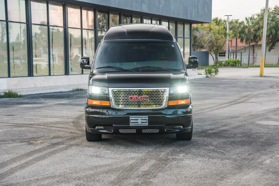 Passenger van from the existing vehicle catalogue, illustrating group transport planning