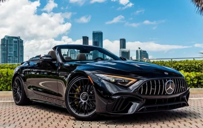 Mercedes-Benz SL Black — Miami car rental