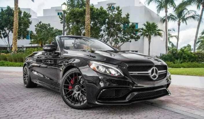 Mercedes C63 Cabriolet — Miami car rental