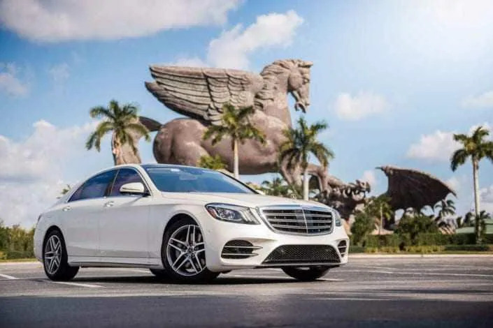 Mercedes S550 sedan — Miami car rental