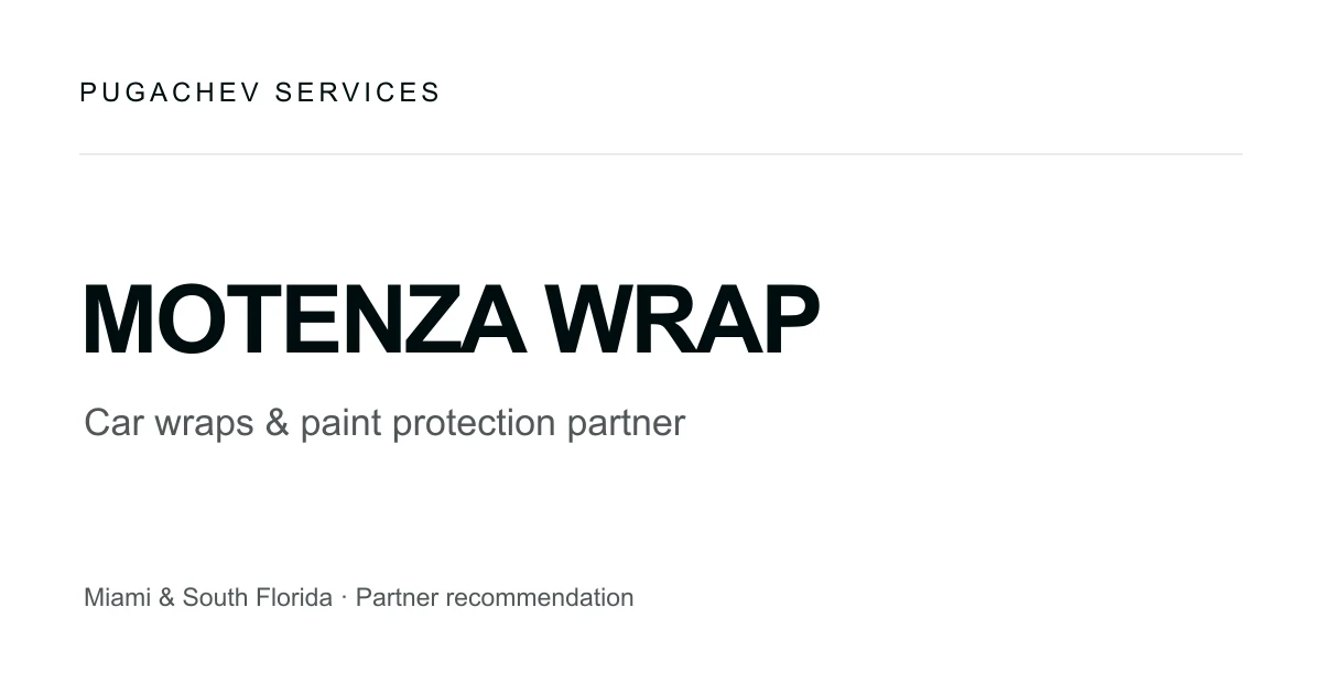 Motenza Wrap partner recommendation by Pugachev Services