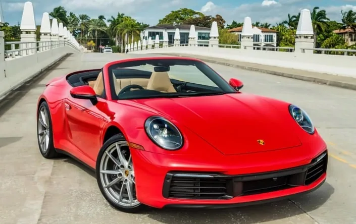 Porsche 911 Red — Miami car rental