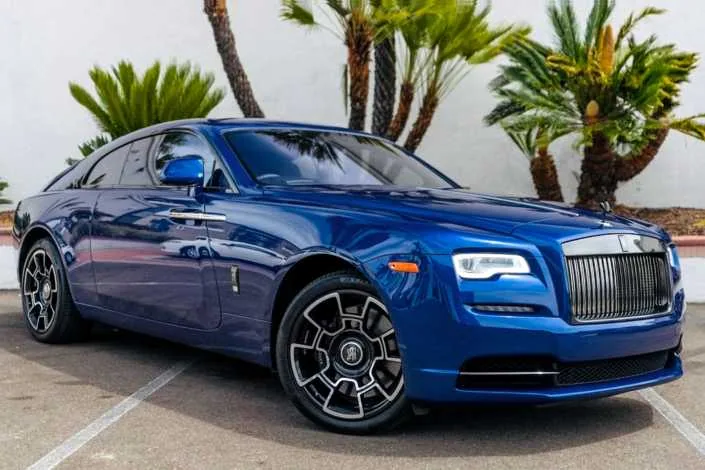 Rolls Royce Wraith Blue — Miami car rental